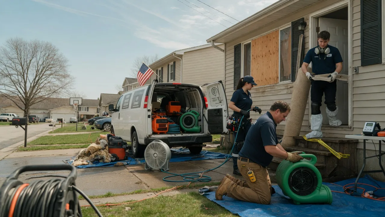 Water Damage Restoration in Eaton Rapids, MI near me